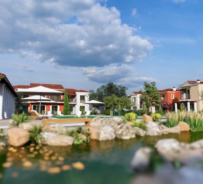 Seven detached villas with private swimming pools and landscaped gardens in Turkey