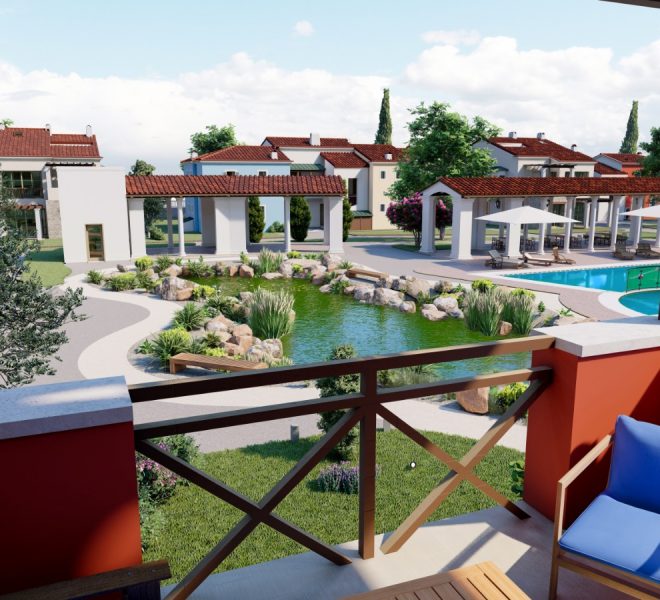 Villas and apartments with large landscaped gardens and spacious balconies in Fethiye, Turkey