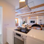 Modern fully equipped kitchen in a Turkish villa